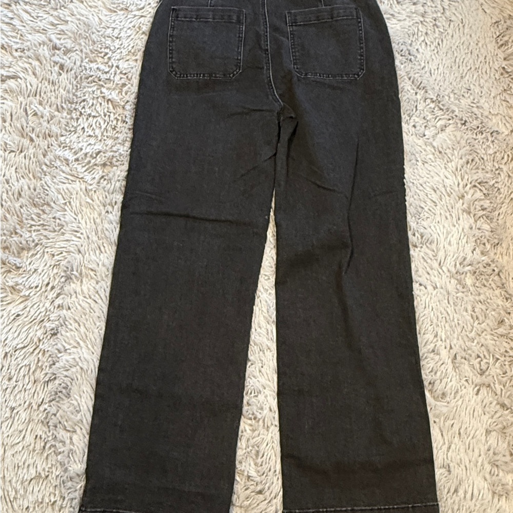 luvamia‎ Wide Leg Jeans High Waist Straight Leg Baggy Trouser Jeans - Picture 4 of 7